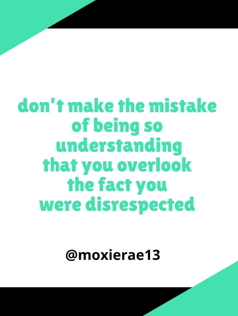 No Mistakes!